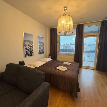41 M2 With Sauna, View And Balcony To The Park Saunallinen Yksioe *