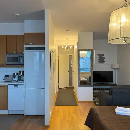 41 M2 With Sauna, View And Balcony To The Park Saunallinen Yksioe Helsínquia